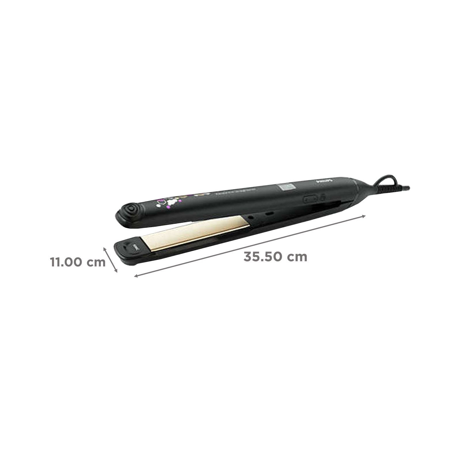 Buy PHILIPS KeraShine Hair Straightener with Split Stop Technology Ceramic Coated Plates Black Online Croma